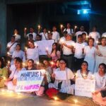 'Manipuri in Kolkata' stage candlelight vigil in Kolkata