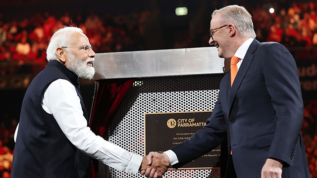 Narendra Modi begins the final stage of his three-nation tour in Australia