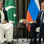 Pakistan's Foreign Minister Zardari with Russian Foreign Minister Lavrov