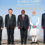 Leaders of the member states attending the 15th BRICS Summit in South Africa