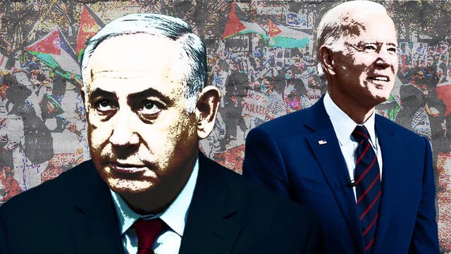 Biden's Gaza peace deal proposes a ceasefire and aid, but geopolitics and domestic turmoil question its true intentions and feasibility.