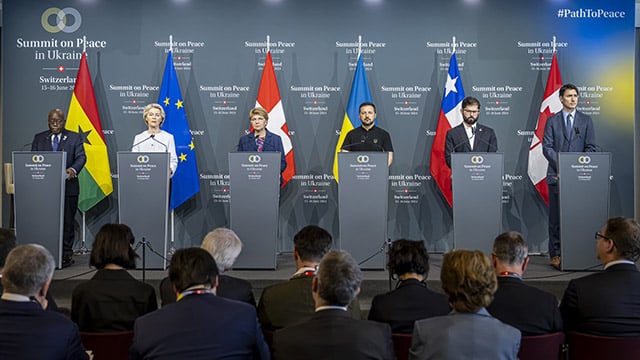 Controversy surrounds the Swiss peace summit on Ukraine due to Russia's absence and overall ineffectiveness of the discussions and outcomes.