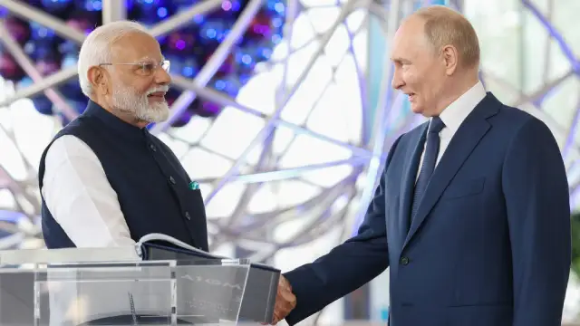 What was the main reason behind Modi's Russia visit this week? Did he want to strengthen the ties or do damage control after skipping SCO?