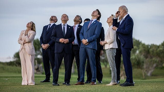 The discussions at the G-7 Summit in Italy reveal stark contradictions between what the West preaches vs what it follows in its daily course.