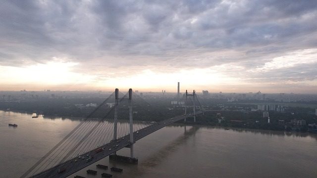 The southwest monsoon arrives in southern Bengal